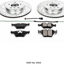 Power Stop K933 Front Brake Kit with Drilled/Slotted Brake Rotors and Z23 Evolution Ceramic Brake Pads