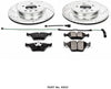 Power Stop K933 Front Brake Kit with Drilled/Slotted Brake Rotors and Z23 Evolution Ceramic Brake Pads