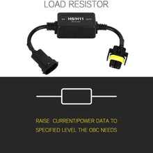 IRONWALLS H11 LED Healight Canbus Wiring Harness Anti-flicker Adapter Resistor Decoder Canceller Warning Error