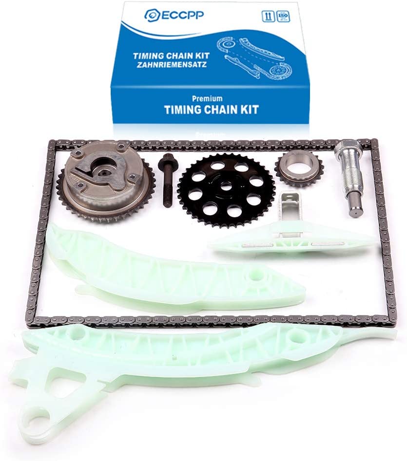 ECCPP Timing Chain Kit fits for 2007 2008 MINI COOPER S CLUBMAN R55-59 N14 HJ-02004-CH HJ-02004-TEN HJ-02004-R HJ-02004-L