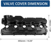 X AUTOHAUX 07K103469L Car Engine Valve Cover Replacement for Volkswagen Jetta 2005-2014 2.5L