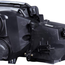 AmeriLite Projector Headlights Black (CCFL Halo) for Cadillac CTS - Passenger and Driver Side