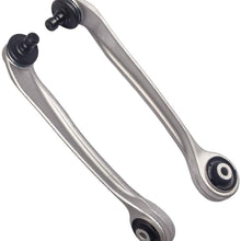TUCAREST 2Pcs K90497 K90498 Left Right Front Upper Forward Control Arm and Ball Joint Assembly Compatible With Audi A4 A6 Allroad Quattro S4 S6 RS6 Volkswagen Passat Driver Passenger Side Suspension