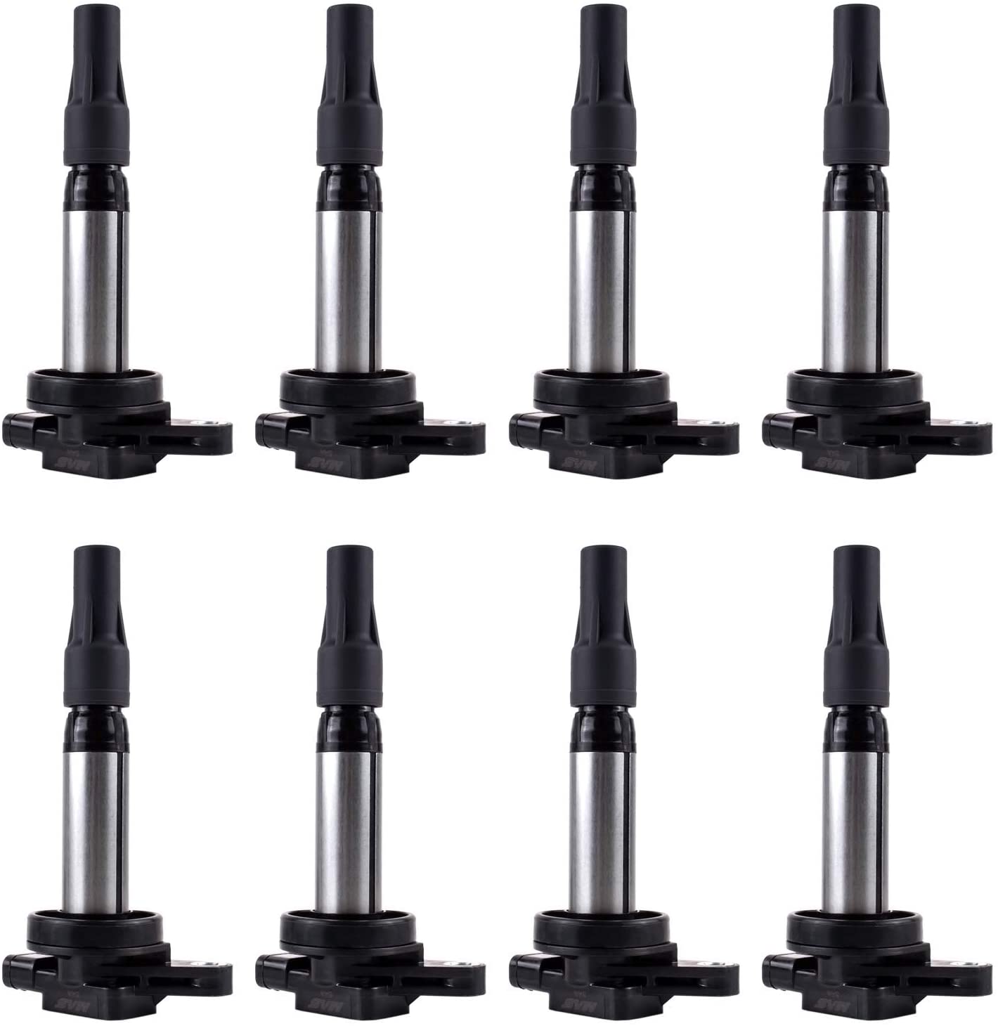 MAS 8pcs Ignition Coils Plug Pack Replacement for Land Rover 03-09 Jaguar 4.2L V8 Replacement UF533 C1678 UF-533 UF519