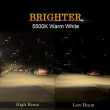 DZG H11 Halogen Headlight Bulbs Fog Lights PGJ19-2 5500K Warm White 12V 55W, 2 Pack
