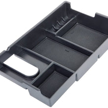 JDMCAR Center Console Organizer Compatible with Tundra Accessories 2014-2019 2020，Armrest Box Secondary Storage Tray