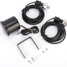 BiuZi Car Air Gauge 2in 52mm Car PSI Air Pressure Gauge LED Dual Digital Display Air Gauge Sensor Kit