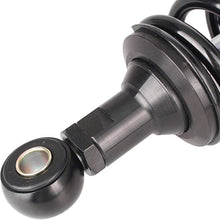 Mallofusa Pair Motorcycle 320mm Rear Air Shock Absorbers Compatible for 150cc~750cc Karting Scooter ATV Yamaha Suzuki Honda Kawasaki Black
