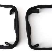 Door Limiting Straps for Jeep Wrangler JK JKU 2007-2018 Smart Strap Black(2Pack)