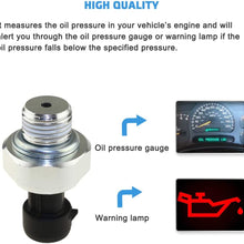 Engine Oil Pressure Sensor Switch Fits Chevy Silverado 1500, Trailblazer, Tahoe, Suburban 2500, Express, GMC Sierra 2500 HD, Pontiac Grand Prix Replaces 12677836, D1846A, 926040, PS308, 12585328