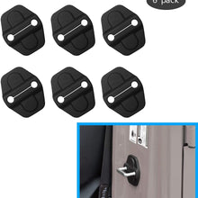 Monrand 6 Pcs Car Door Lock Cover for 2007-2019 Jeep Wrangler JL JLU Jeep Gladiator JT, ABS Car Door Lock Covers Protection Trim Decor