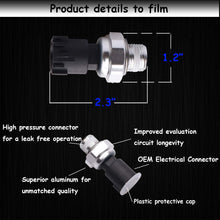 Engine Oil Pressure Sensor - Replaces 12673134, 12585328, 926-041 - Compatible with Chevy Silverado, Suburban 2500, Tahoe, Impala, Trailblazer, GMC Yukon, Sierra 1500, Savana