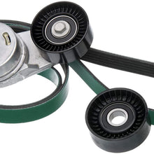 ACDelco ACK060795HD Professional Automatic Belt Tensioner and Pulley Kit with Tensioner, Pulley, and Belt