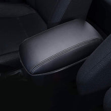 Leegi Car Armrest Box Cover Center Console Saver Covers for 2014 2015 2016 2017 2018 Toyota Corolla,Black with Black Stitches