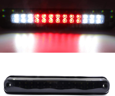 Third 3rd Brake Center High Mount Stop Light LED Lamp CHMSL For 1988-1998 Chevy Silverado / 1992-1998 GMC C1500 C2500 K1500 K2500 Suburban (Smoke)