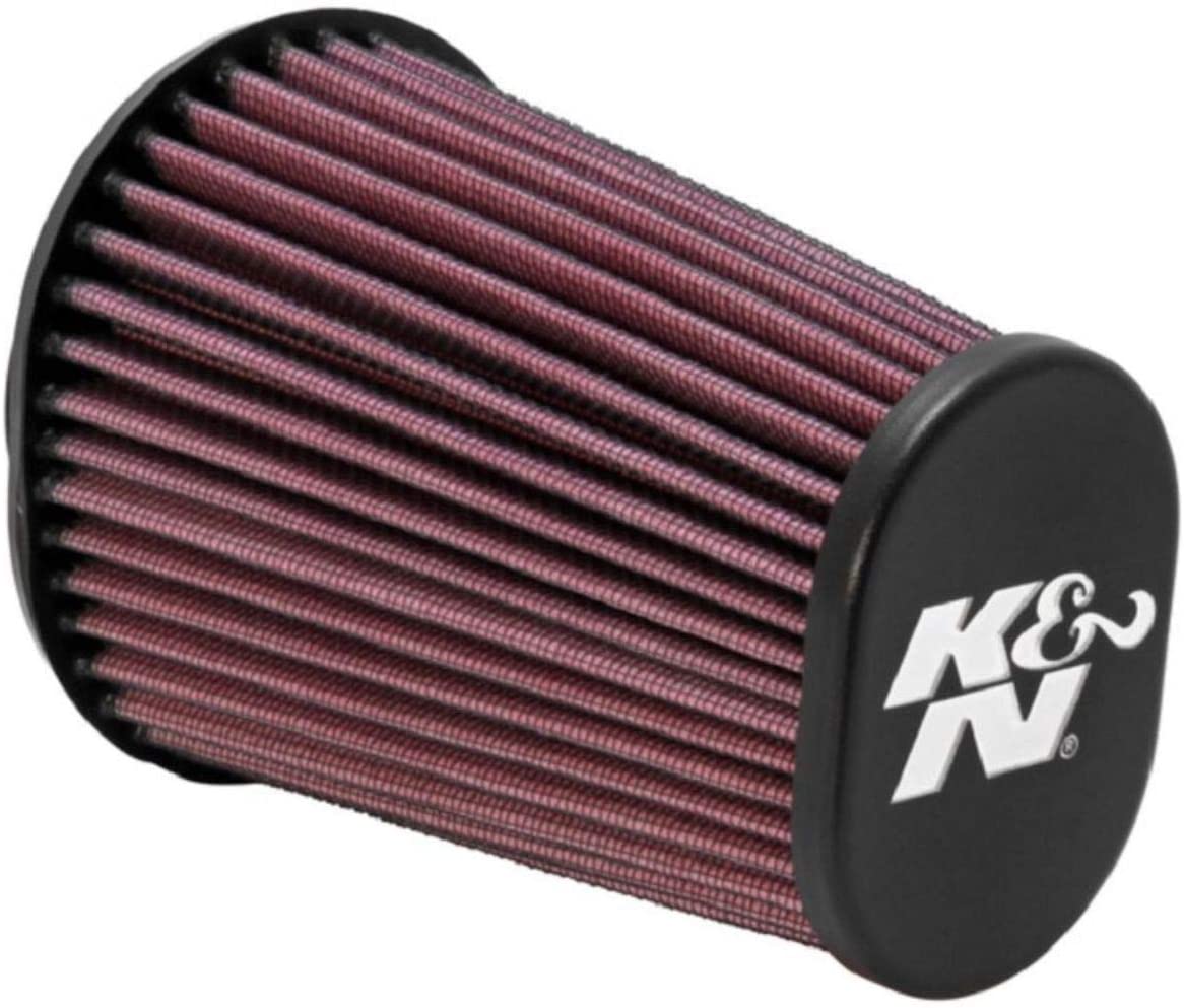 K&N Universal Clamp-On Air Filter: High Performance, Premium, Replacement Engine Filter: Flange Diameter: 2.4375 In, Filter Height: 6 In, Flange Length: 0.625 In, Shape: Oval Straight, RE-0960