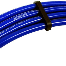 VMS RACING 94-01 10.2mm High Performance Engine SPARK PLUG WIRES Wire Set in BLUE Compatible with Honda Acura Integra RS LS GS SE B18A1 B18A2 DB7 DB8 Type R DOHC VTEC Non-VTEC B18 B18B 1994-2001