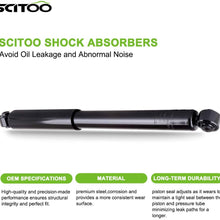 SCITOO Shocks, Front Rear Gas Struts Shock Absorbers Accessories Fit for 2000 2001 2002 2003 2004 2005 2006 for Chevy Suburban 1500/for Tahoe GMC Yukon/for Yukon XL 1500 344381 344384 Set of 4