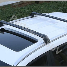 YiXi-Partswell 2Pcs Lockable Roof Rack Cross Bars Crossbar Baggage Luggage Rack Aluminum Fit for BMW X5 G05 2019-2021 - Black