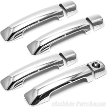 eRushAutoparts Ultra Chrome Door Handle Covers For 2007-2016 Toyota Tundra / 2008-2015 Toyota Sequoia