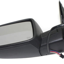 Kool Vue DG84EL Mirror for RAM 1500/2500 P/U 13-17 LH Power Man Fldg Heated Textured Black