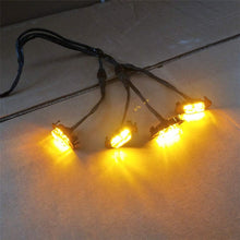 HONGKINGBO 4pcs Grill Lights Amber LED Fits for Toyota Tacoma TRD PRO Grille 2016 2017 2018,with The Wiring Harness