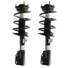 Front - Both (2) Brand New Front Driver & Passenger Side Complete Strut & Spring Assembly for Chevrolet & GMC Acadia Traverse Enclave Outlook