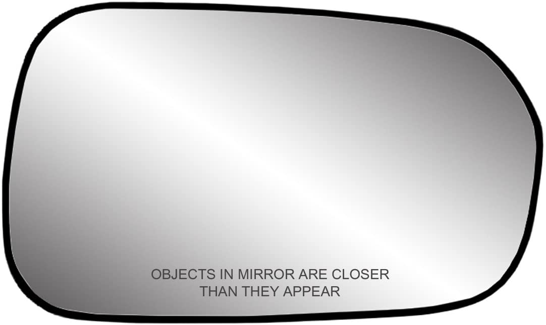 Fit System 80087 Passenger Side Non-heated Replacement Mirror Glass with Backing Plate