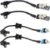 AUTEX 4PCS ABS Wheel Speed Sensor Front & Rear ALS1343 ALS1344