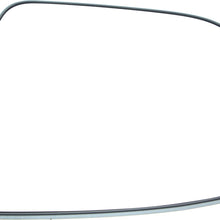 Mirror Glass Compatible with 2017-2018 Nissan Pathfinder with Backing Plate Driver Side