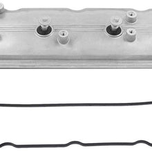 Bicos 264-965 12570427 Left Side Driver Side Engine Valve Cover with Gaskets & Bolts Compatible with Cadillac Escalade Chevy Silverado Suburban Express Tahoe Trailblazer GMC Sierra Yukon Pontiac G8