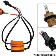 KOOMTOOM Canbus Decoder 7443 Anti Flicker Harness Load Resistor Turning Signal Light Brake Light Backup Lamp Car Led Flickering Warning Error Canceller Decoder