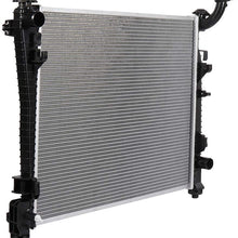 ECCPP Auto Parts Plastic Aluminum Replacement Radiator for 2011 2012 2013 2014 2015 2016 2017 2018 for Jeep Grand Cherokee Sport Utility Limited CU13200