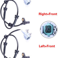 LUJUNTEC ABS Wheel Speed Sensor Left & Right & Front ALS625 Replacement for 2005-2014 Nissan Xterra 2005-2014 Nissan Frontier