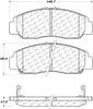 Centric (103.09590) Brake Pad, Ceramic