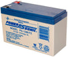 Power-Sonic PS-1290 12 Volt 9 Amp Hour Rechargeable SLA Battery (F2 Terminals)