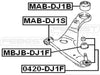 FEBEST MAB-DJ1B Control Arm Bushing