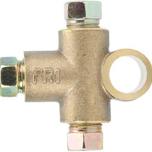 T-Shap Brake Line Tee Hose Connector 3 Way Adapter wiht 3 Male Nuts Short Union M10 3/16in Pipe 10mm