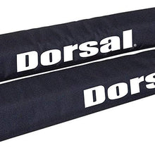 DORSAL Aero Crossbar Roof Rack Pads for Car Surfboard Kayak SUP Snowboard Racks 28 Inch Long [Pair]