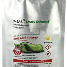 Naturally Scented Windshield Washer Fluid (2.7 Fl oz Pouch Summer Super Concentrated, Rosemary & Pine)