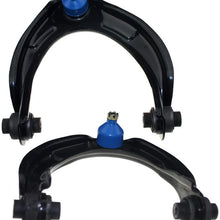 Detroit Axle - Both (2) Front Upper Driver & Passenger Side Control Arm and Ball Joint Assembly - 10-Year Warranty