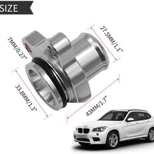 11537541992 Water Hose Fitting for BMW N54 N53 N52 330i 335i 525i Engines 11537544638