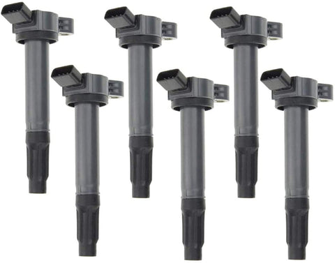 Set of 6 Ignition Coils for Toyota Avalon 2005-2015 Camry Highlander RAV4 Sienna Lexus RX350 ES350 RX450H