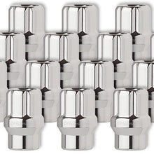 DPAccessories LOE2L6HCSCH04020 20 Chrome 12x1.5 Open End ET Spline Tuner Lug Nuts for Aftermarket Wheels Wheel Lug Nut
