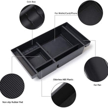 AORRO Center Console Organizer Tray Fit for 2019-2020 Chevy Silverado 1500/GMC Sierra 1500, and 2020 Chevy Silverado/GMC Sierra 2500/3500 HD, Full Console w/Bucket Seats ONLY