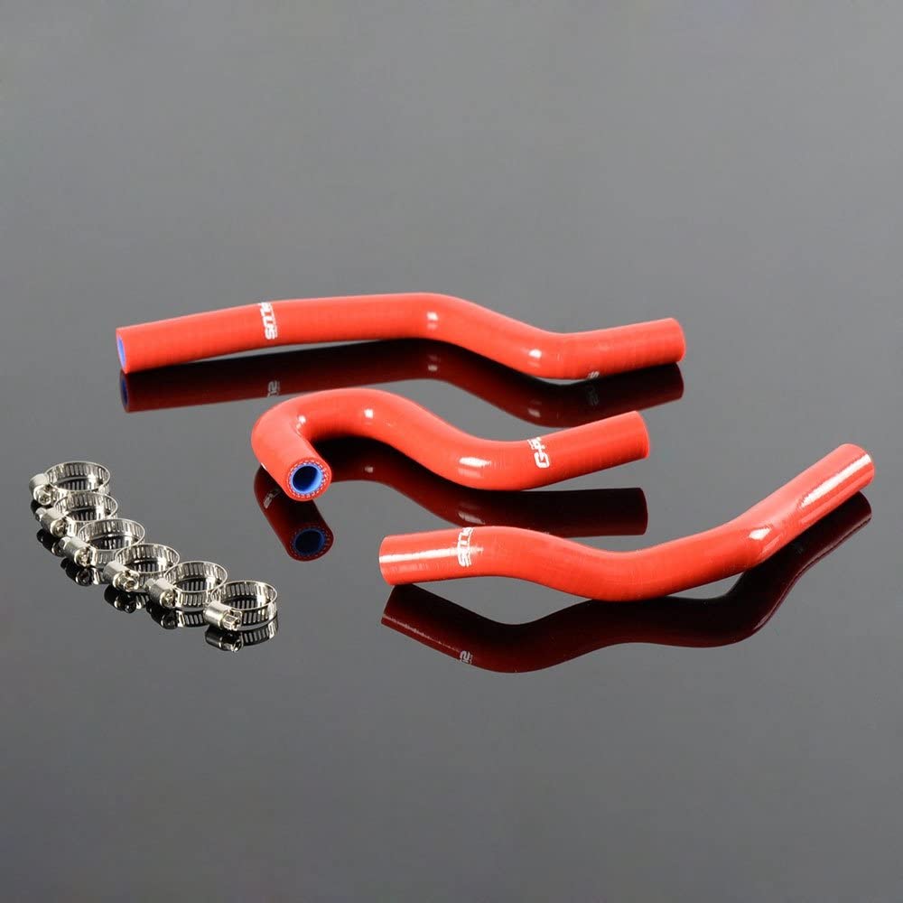 Silicone Radiator Hose Clamps Kit For HONDA CR85 CR 85 1996-2007 2005 2006 Red