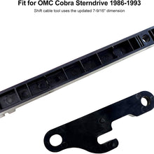 Qnbes Shift Cable Tool and Bell Crank Alignment Set for OMC Cobra Sterndrive 1986-1993, Replace 915271, 914017, Replacement Adjustment Bellcrank Alignment Tools