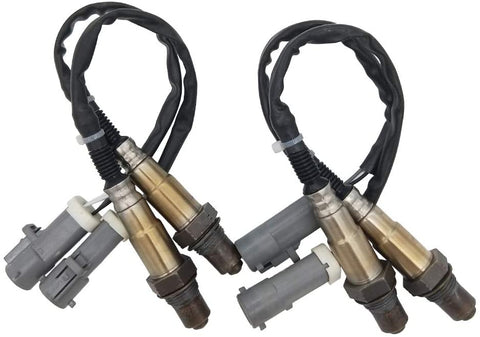 234-4401 JESBEN 4Pcs Upstream Sensor 1 Downstream Sensor 2 O2 Oxygen Sensor For E-150 E250 4.2L 02-03 E-350 E450 6.8L 09-12 F-150 4.2L 4.6L 5.4L Expedition 5.4L 2002-2008 Explorer 4.0L 2344401