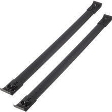 1 Pair Black Al Roof Rack Cross Bars Top Rail Carries For 03-08 PilotCar Crossbars Accessories Outdoor Rooftop Car Top Luggage Cargo Carrier