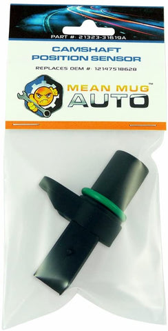 Mean Mug Auto 21323-31619A Engine Camshaft Position Sensor With O-Ring - Compatible with BMW - Replaces OEM #: 12147518628